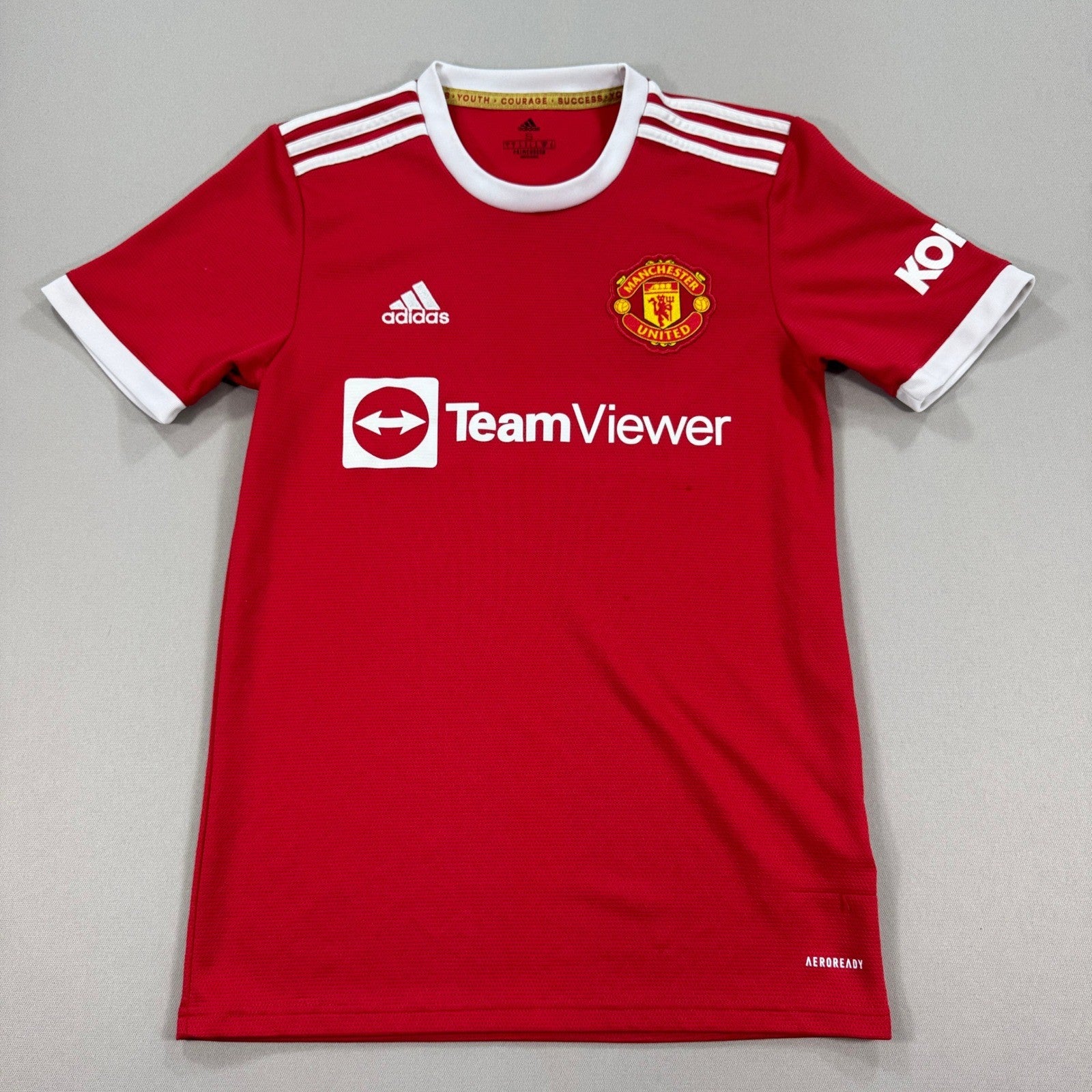 Adidas Manchester United Home Jersey Primegreen Mens Small Red Shirt