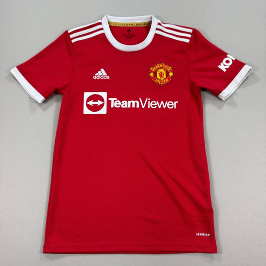 Adidas Manchester United Home Jersey Primegreen Mens Small Red Shirt