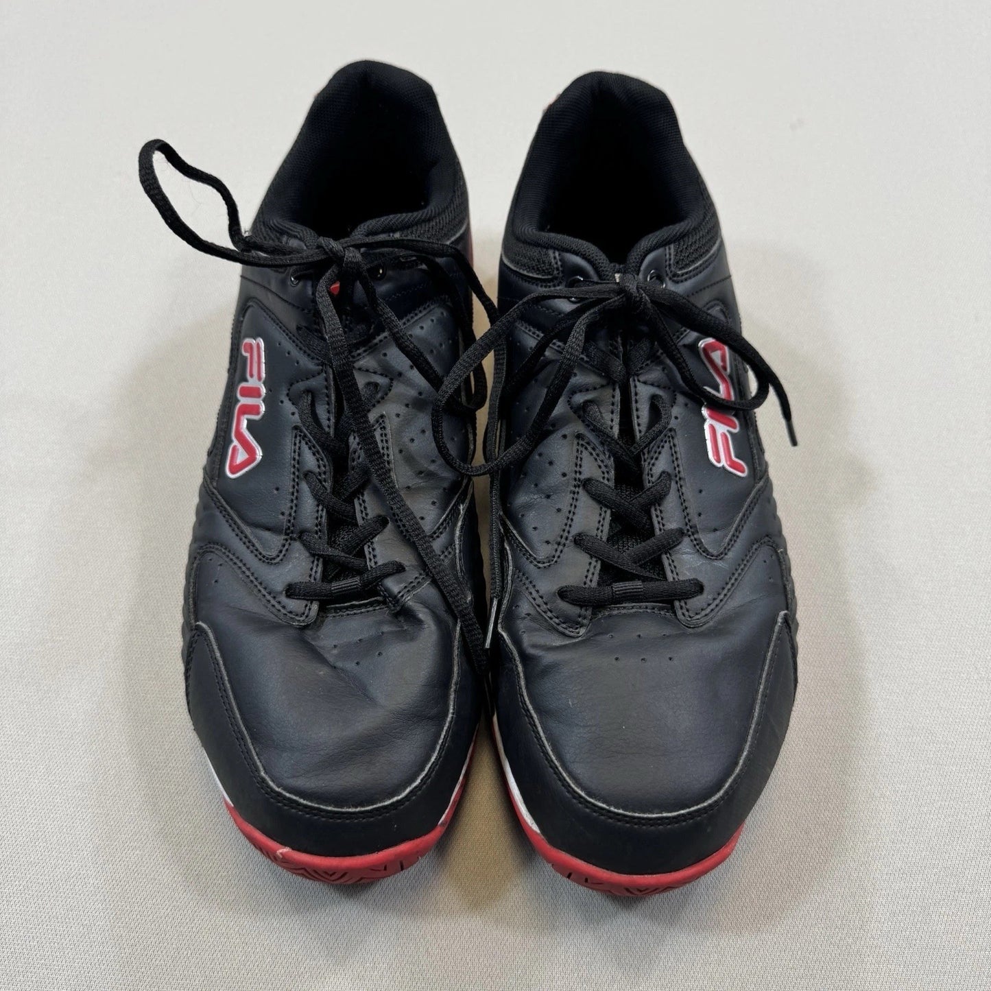 Fila Original Fitness mens Sz 13 White Red Black Sneakers Athletic Shoes Retro