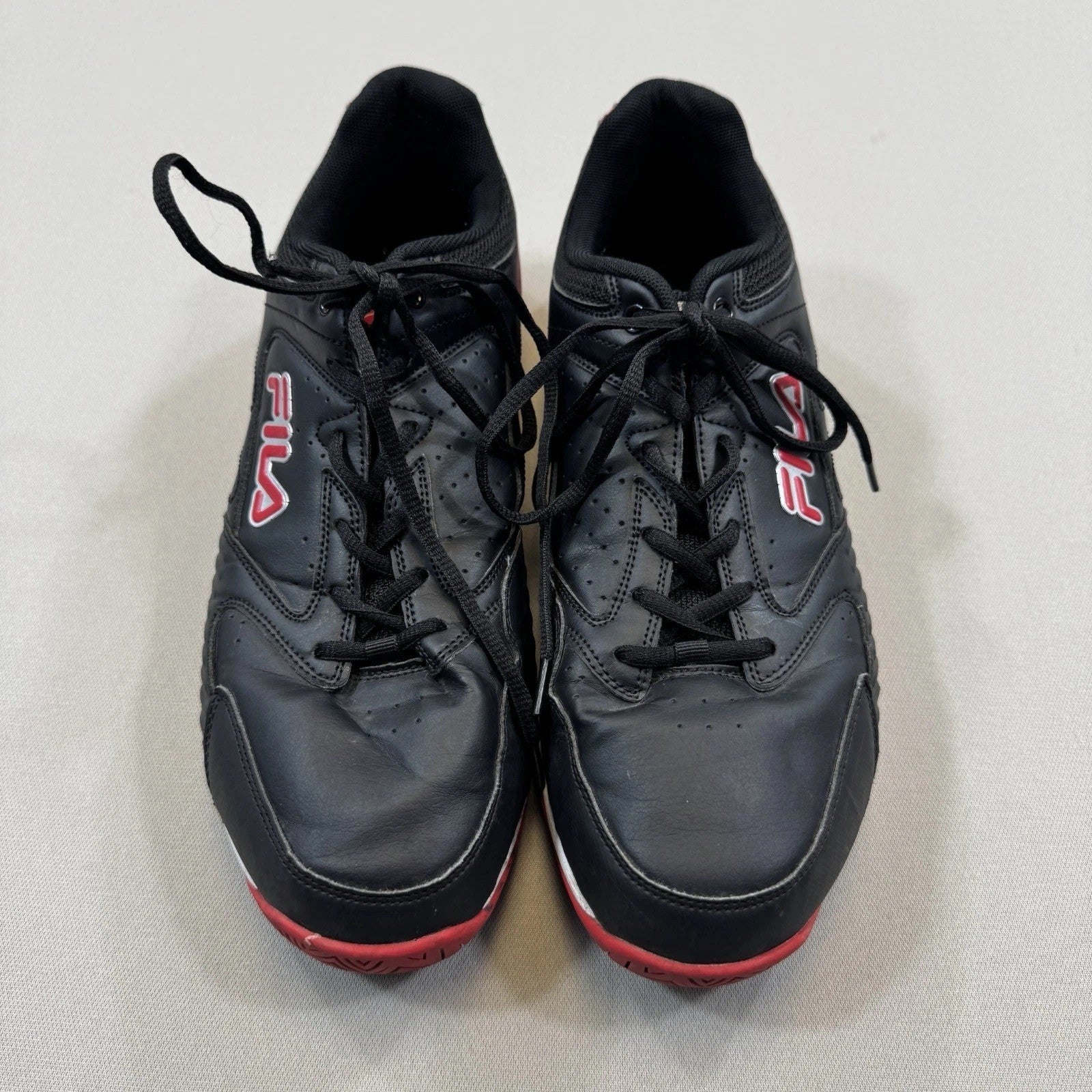 Fila Original Fitness mens Sz 13 White Red Black Sneakers Athletic Shoes Retro
