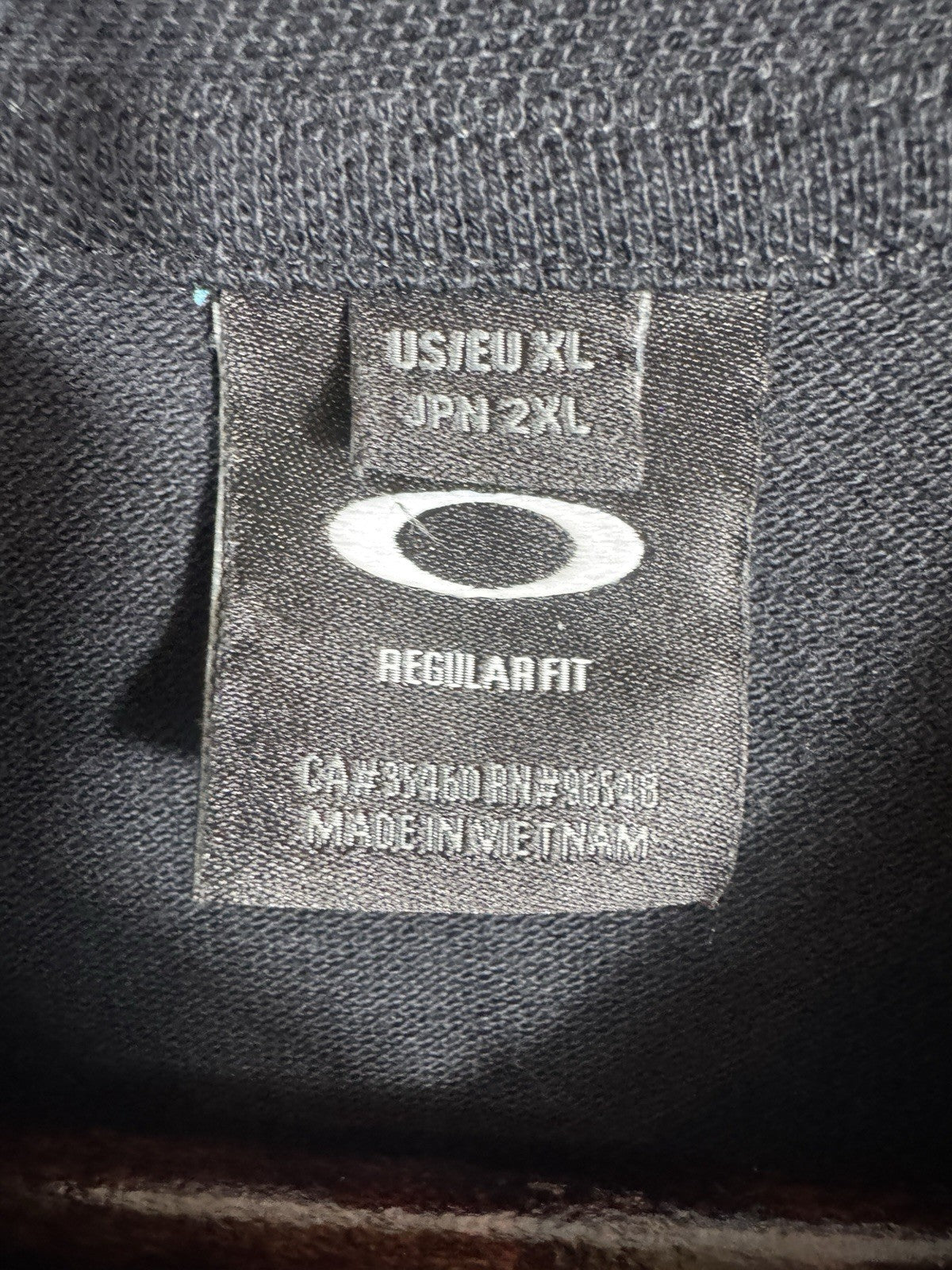 Oakley Long Sleeve Center O Shirt Collared Size XL Regular Fit