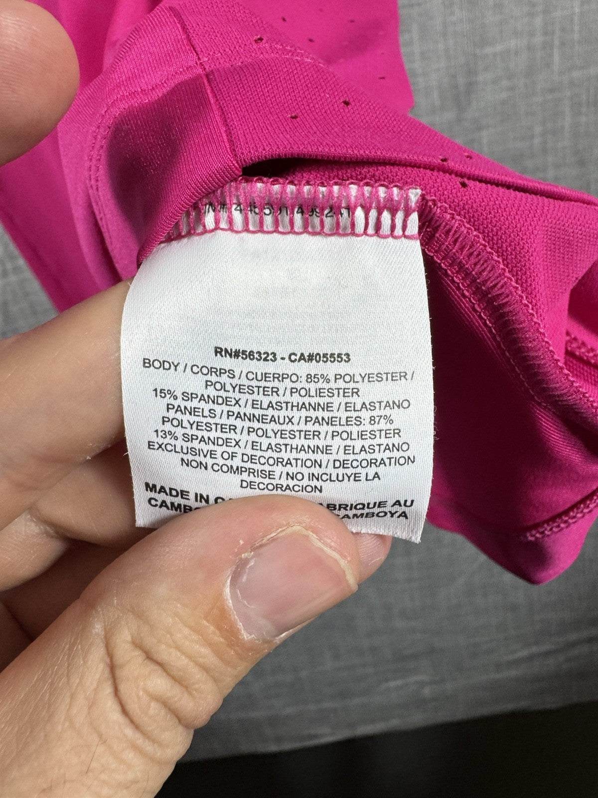 Nike Golf Polo mens Size XL Pink Short Sleeve Dri Standard fit