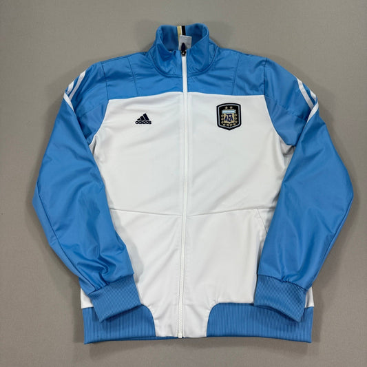 Adidas Team Argentina Track Jacket AFA mens Large Blue White Trefoil Full Zip