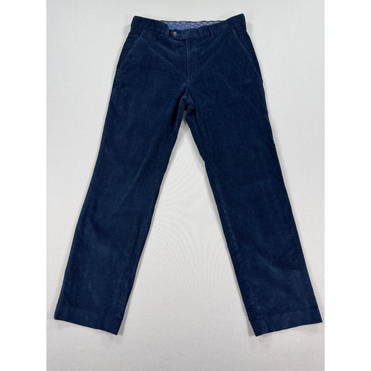 Lauren Ralph Lauren Corduroy Pants Classic Fit Mens Navy Blue 32x30 Straight Leg