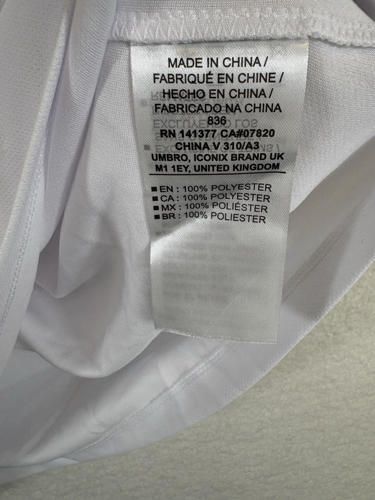 England Football Jersey 2009/10 Home Umbro White Embroidered Mens M