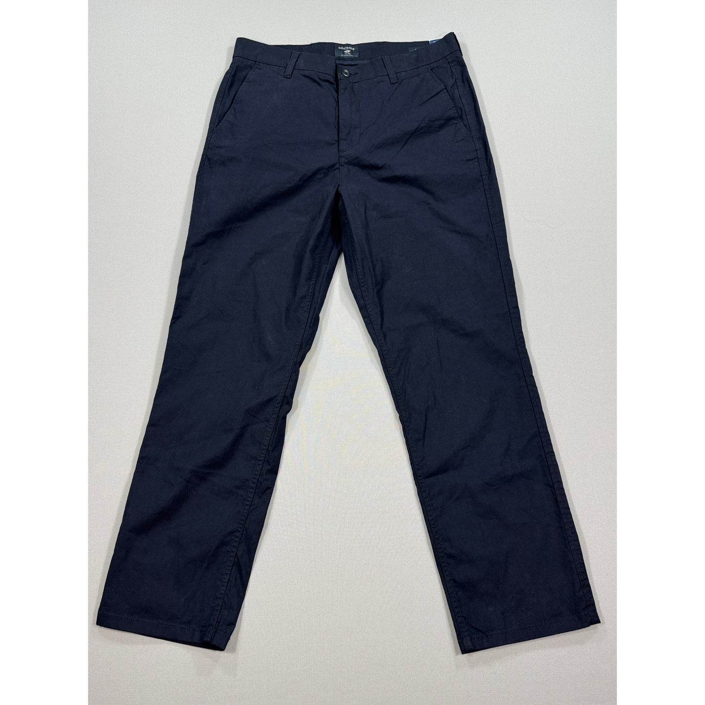 NWT Dockers mens Chino Pants Straight Fit 34x32 Black Casual - Read Description