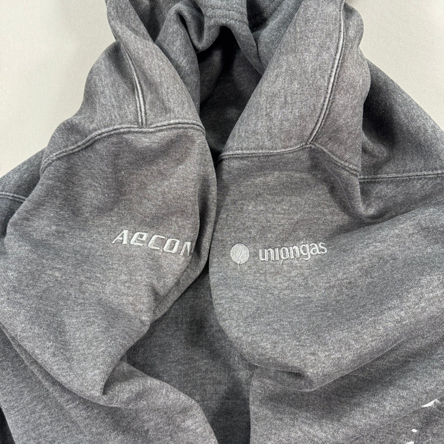 Carhartt Essentials Hoodie Sweatshirt Men's Large Gray Loose Fit Zip Up Oversize