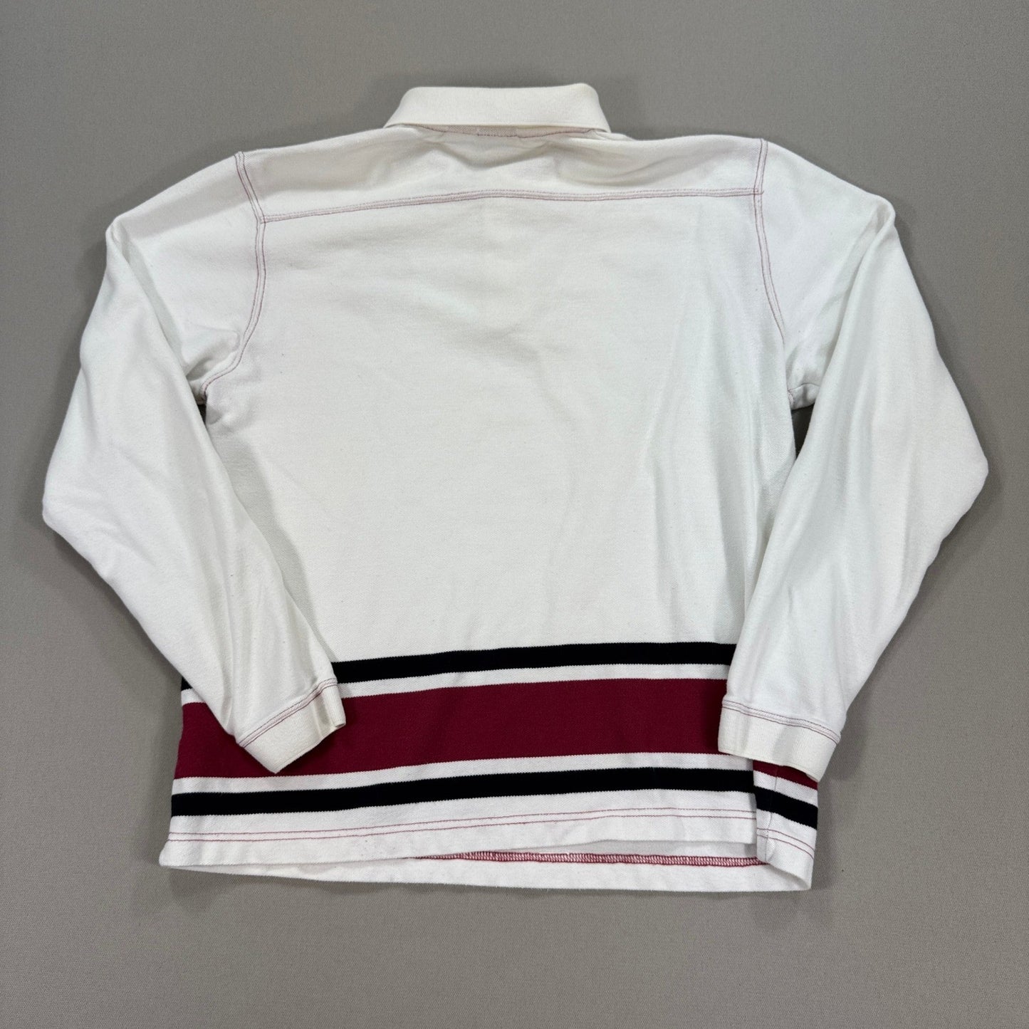 VTG Nike Team Canada Olympic Rugby Polo Shirt Long Sleeve Mens Large