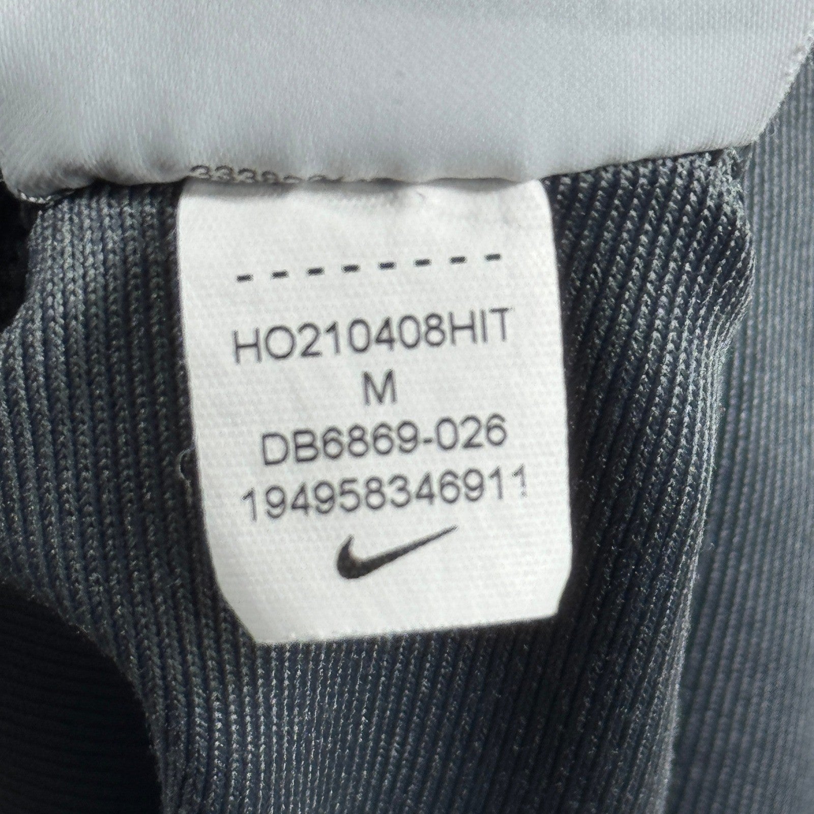 Nike Dri-Fit Track Jacket mens Medium Gray Paris Saint German Hooded Full Zip