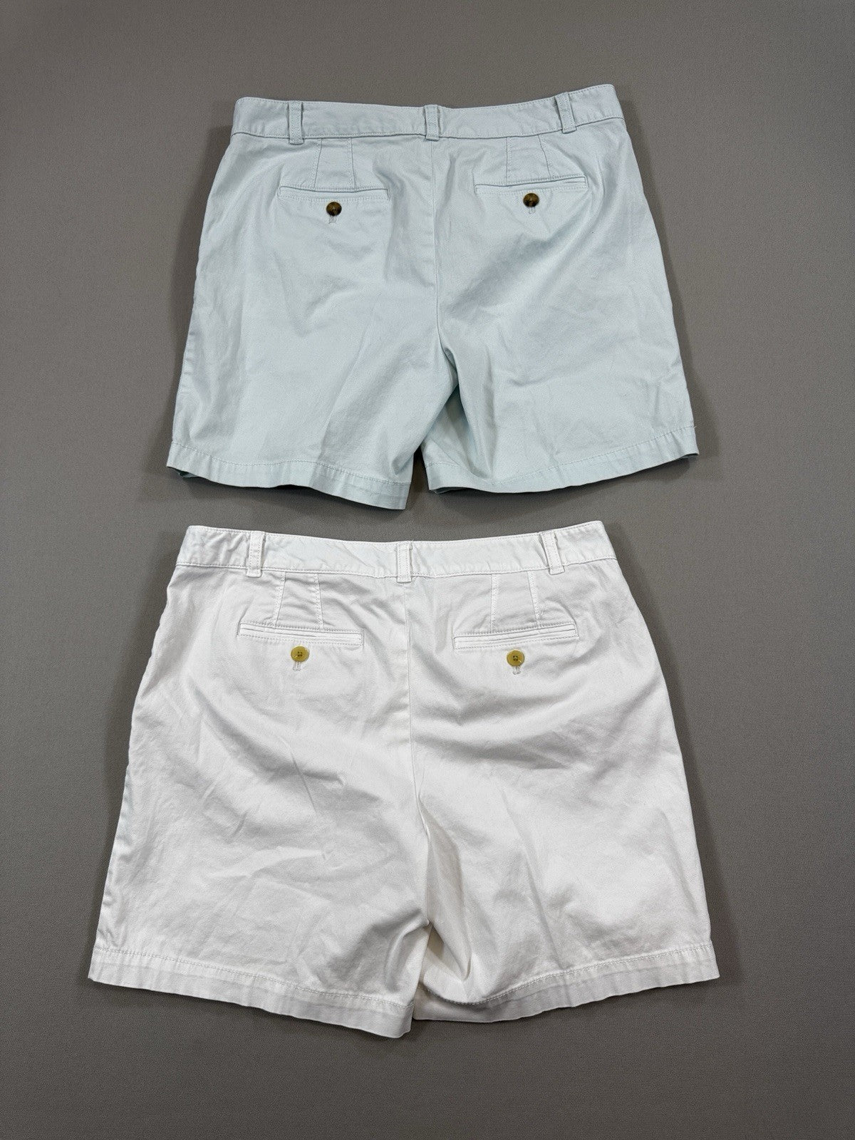 Talbots The Weekend Chino Shorts Womens Size 10 Lot of 2 Classic Fit