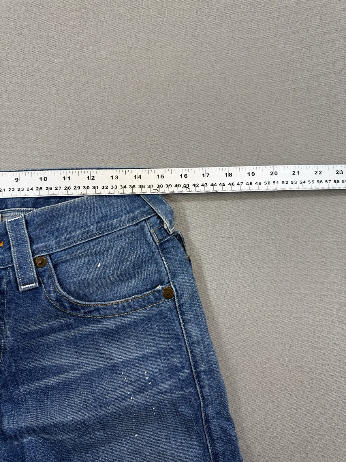 True Religion Buddha Brand mens Size 29 Blue Jeans Distressed Made In USA