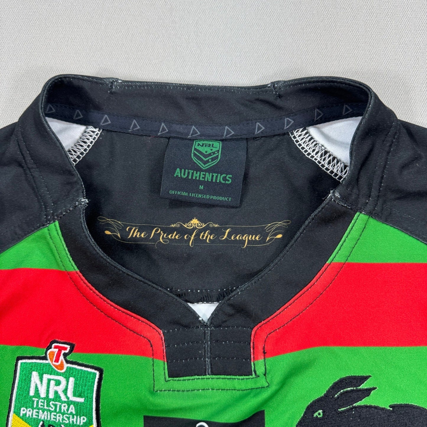 South Sydney Rabbitohs Home Jersey Mens Medium 2015 NRL ISC Rugby League VGC