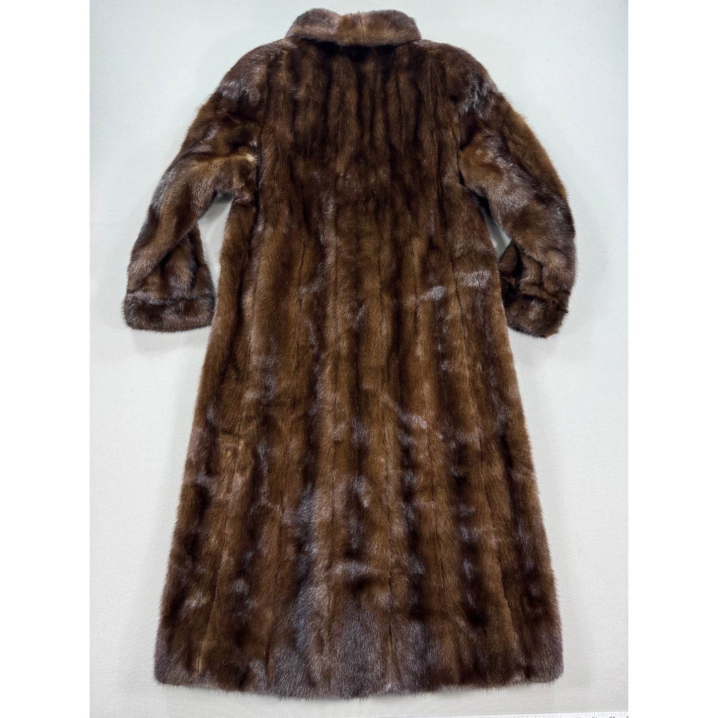 Vintage Hudsons Bay Company Mink Fur Coat Full Length Womens Brown