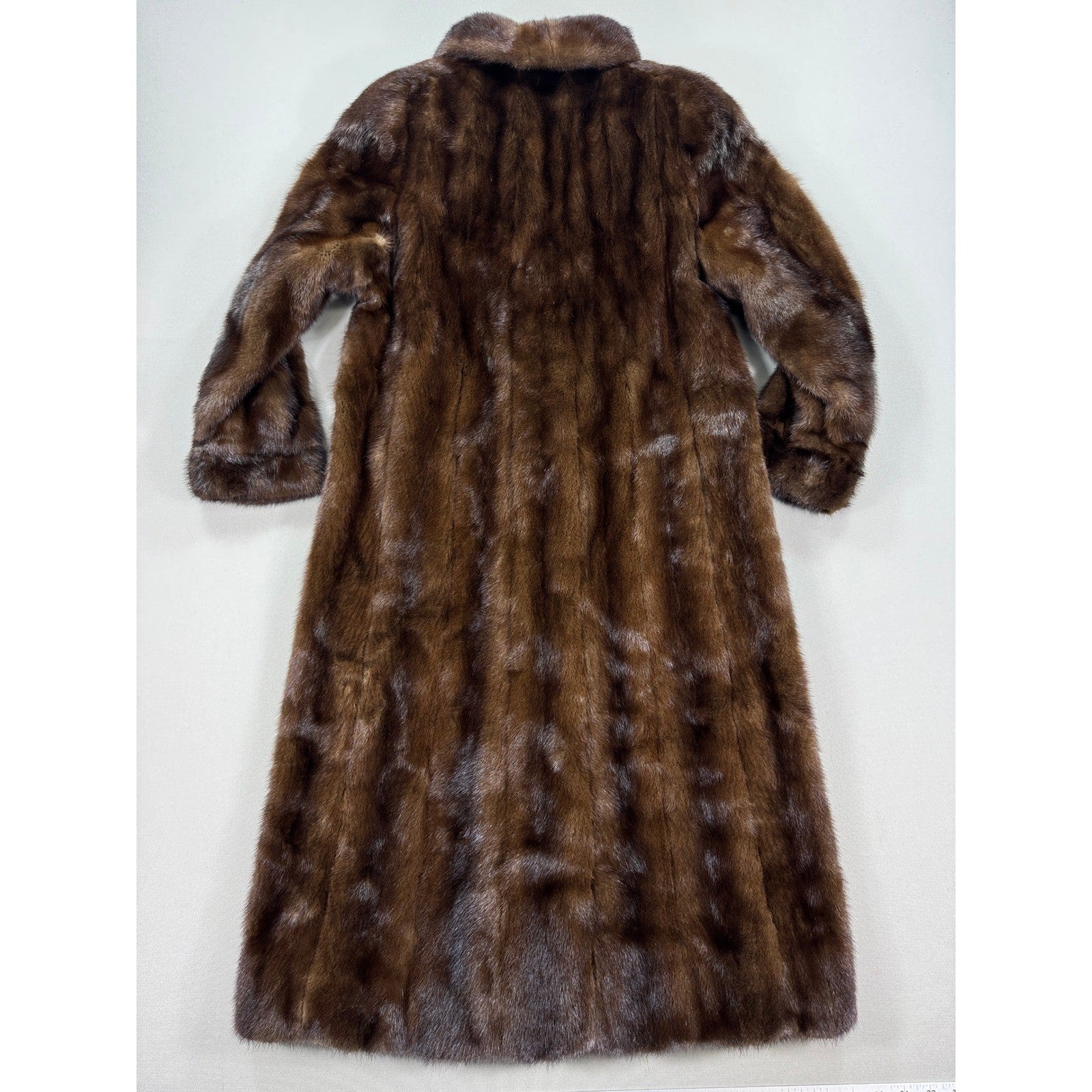 Vintage Hudsons Bay Company Mink Fur Coat Full Length Womens Brown