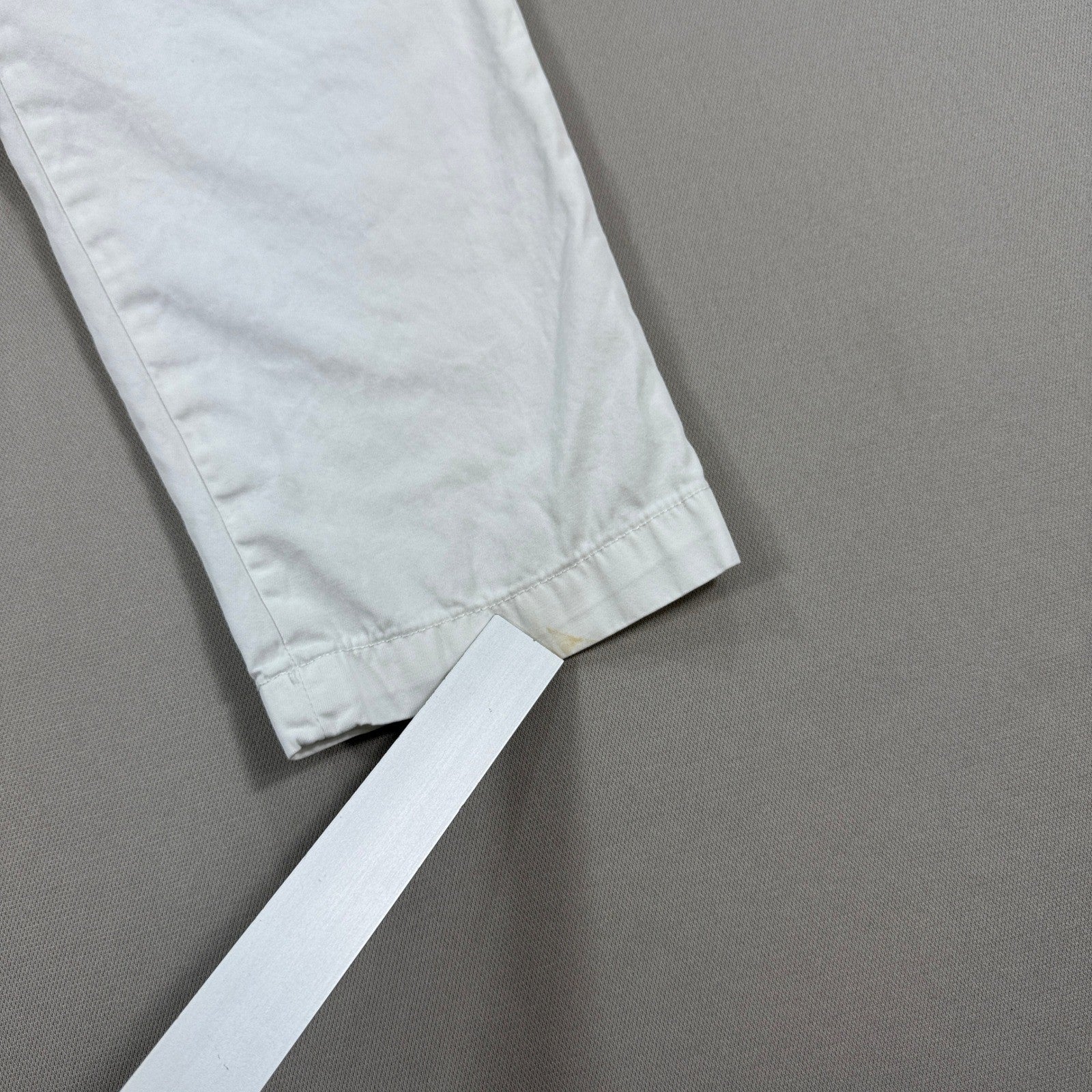 Polo Ralph Lauren Chino Pants Women's 12 White Straight Leg Casual Flat Front