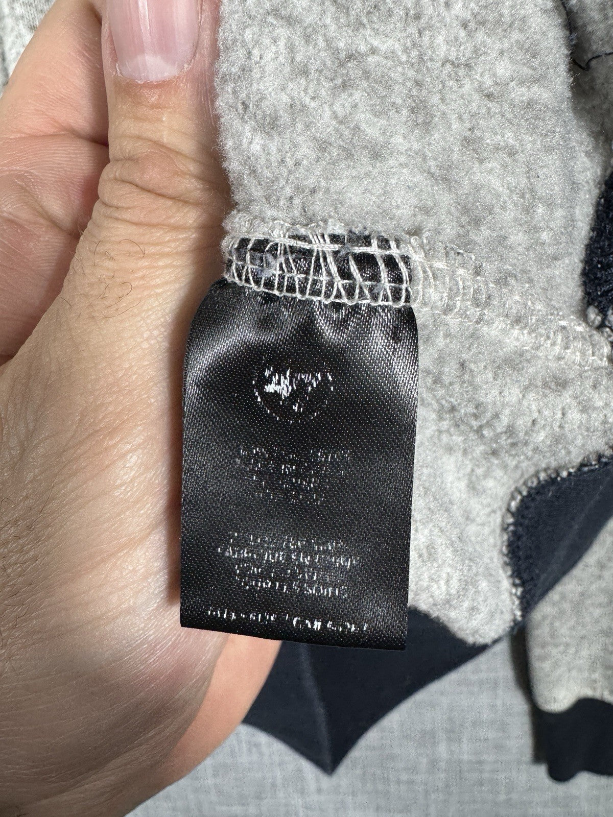 Chicago Cubs 1/4 Zip Sweater Long Sleeve Salt And Pepper Pattern 47 Size Large