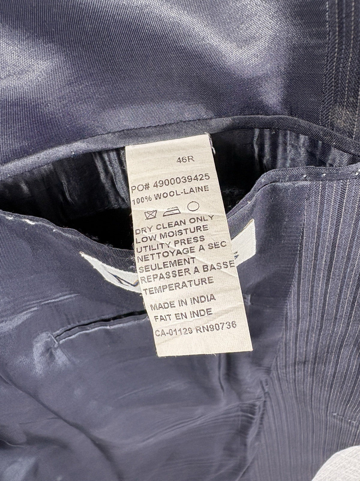 Ralph Lauren Suit Jacket Mens 46 Gray Luxury Formal Blazer Moores