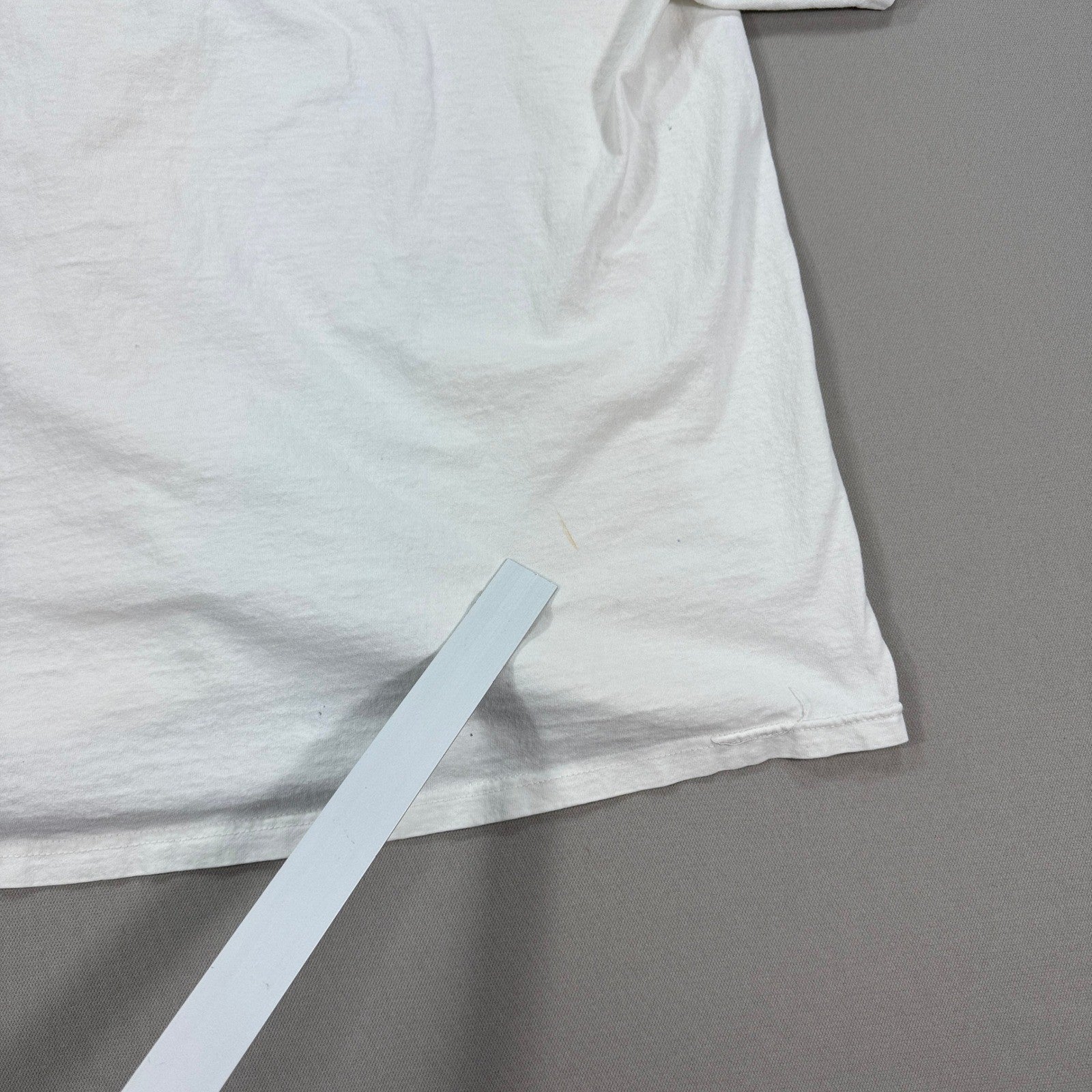 Vintage Nike Essentials T-Shirt mens 2XL White Spell Out Center Swoosh Canada