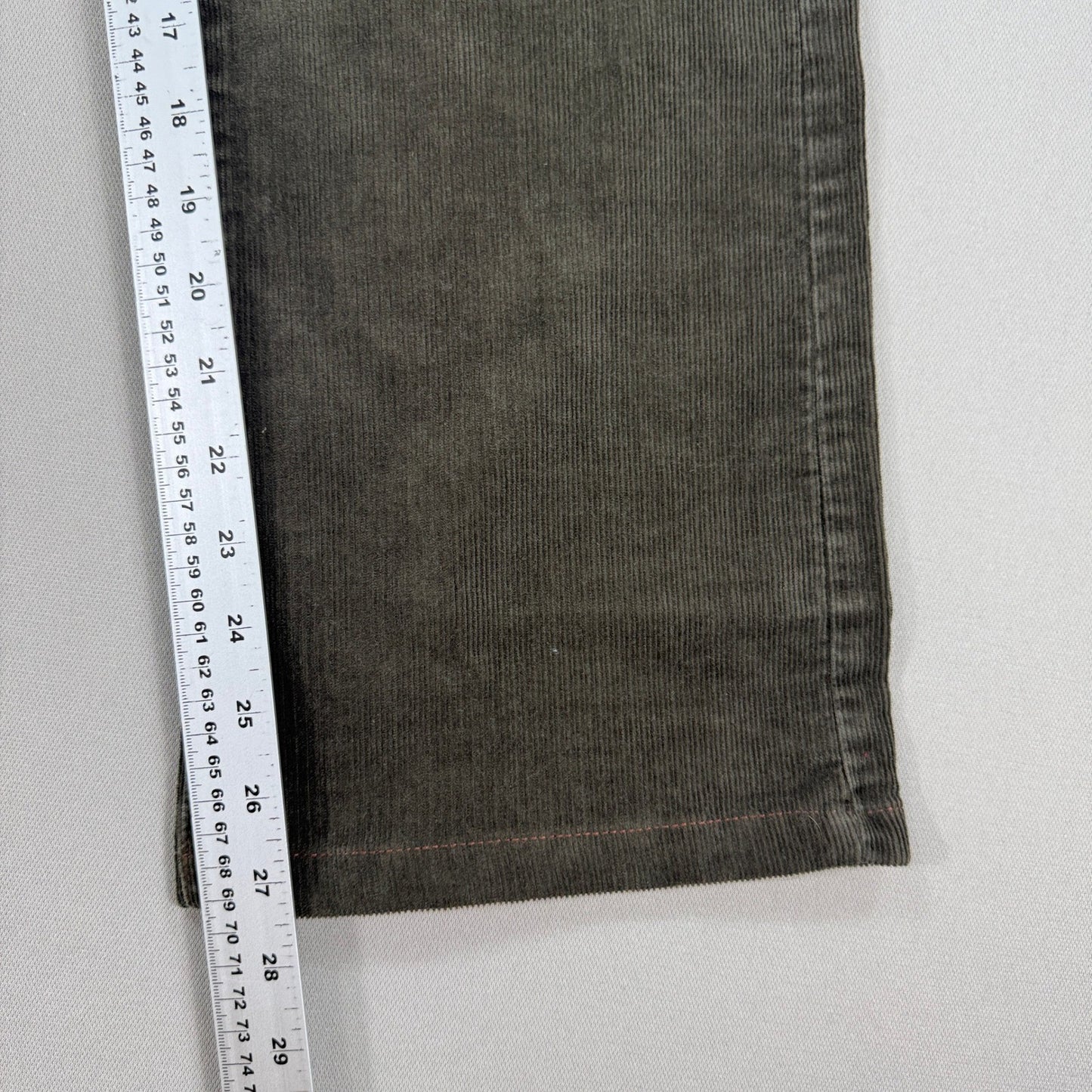 Polo Jeans Ralph Lauren Corduroy Pants Womens 10x32 Faded Green Boot Cut