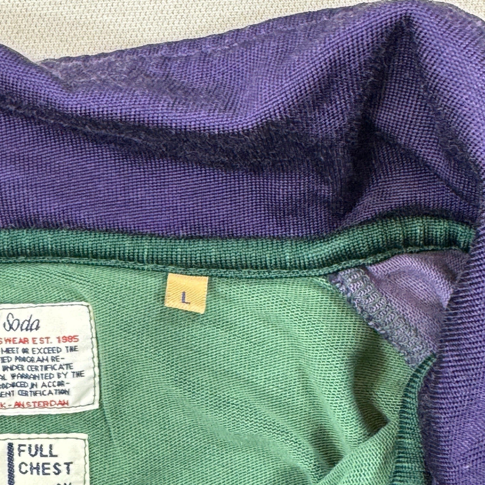 Vintage Scotch & Soda Shirt Mens Large Father And Son Long Sleeve Polo