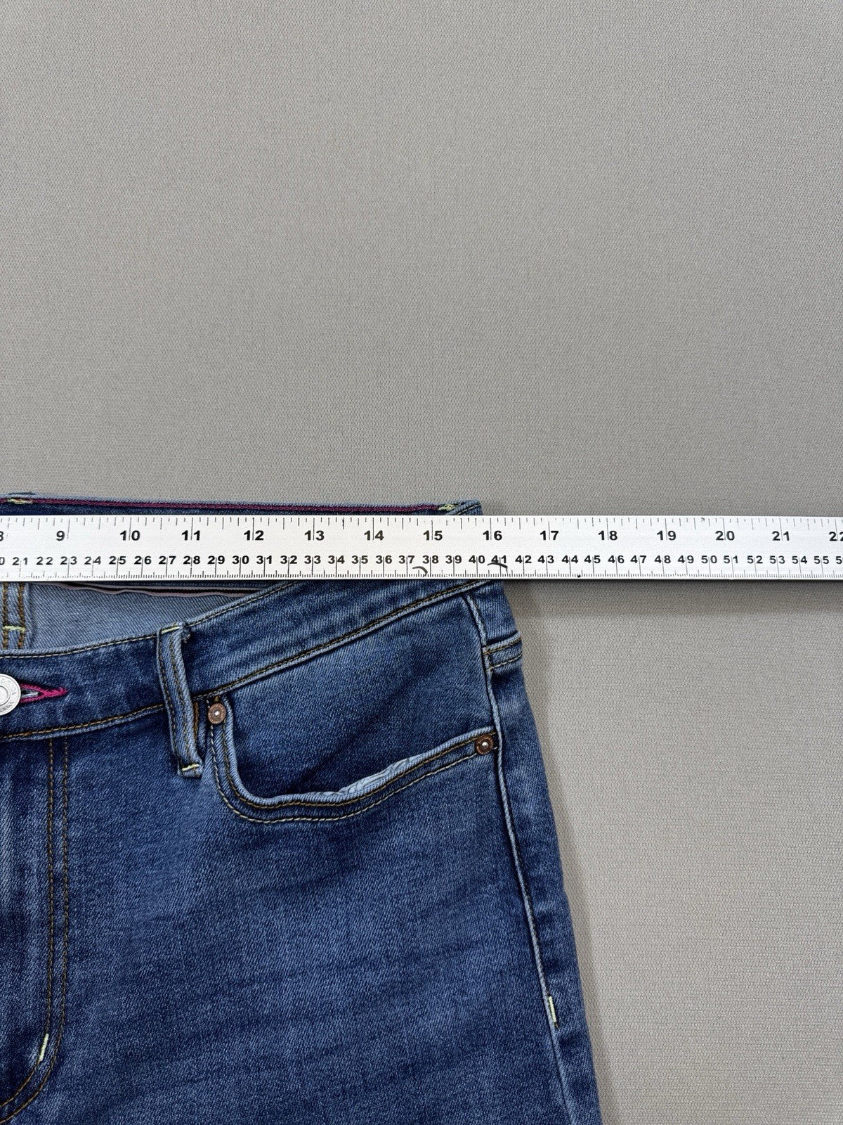 Scotch & Soda Amsterdam Jeans Womens Size 12 Blue Denim Loose Fit Tapered Baggy