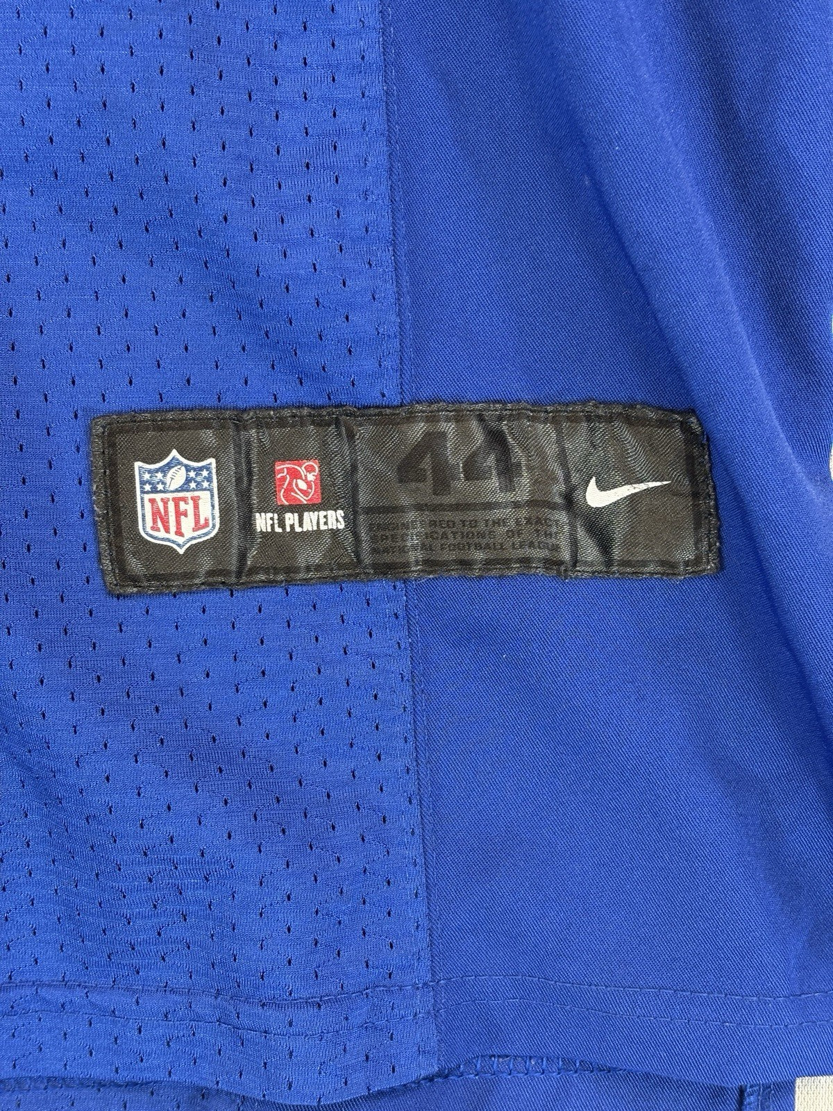 Nike On Field NFL Football Andrew Luck Indianapolis Colts Blue Jersey mens 44