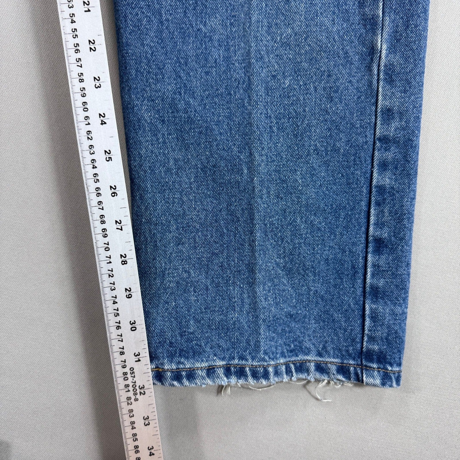 Vintage Polo Ralph Lauren Jeans Men's 38x32 Blue Denim Relaxed Distressed