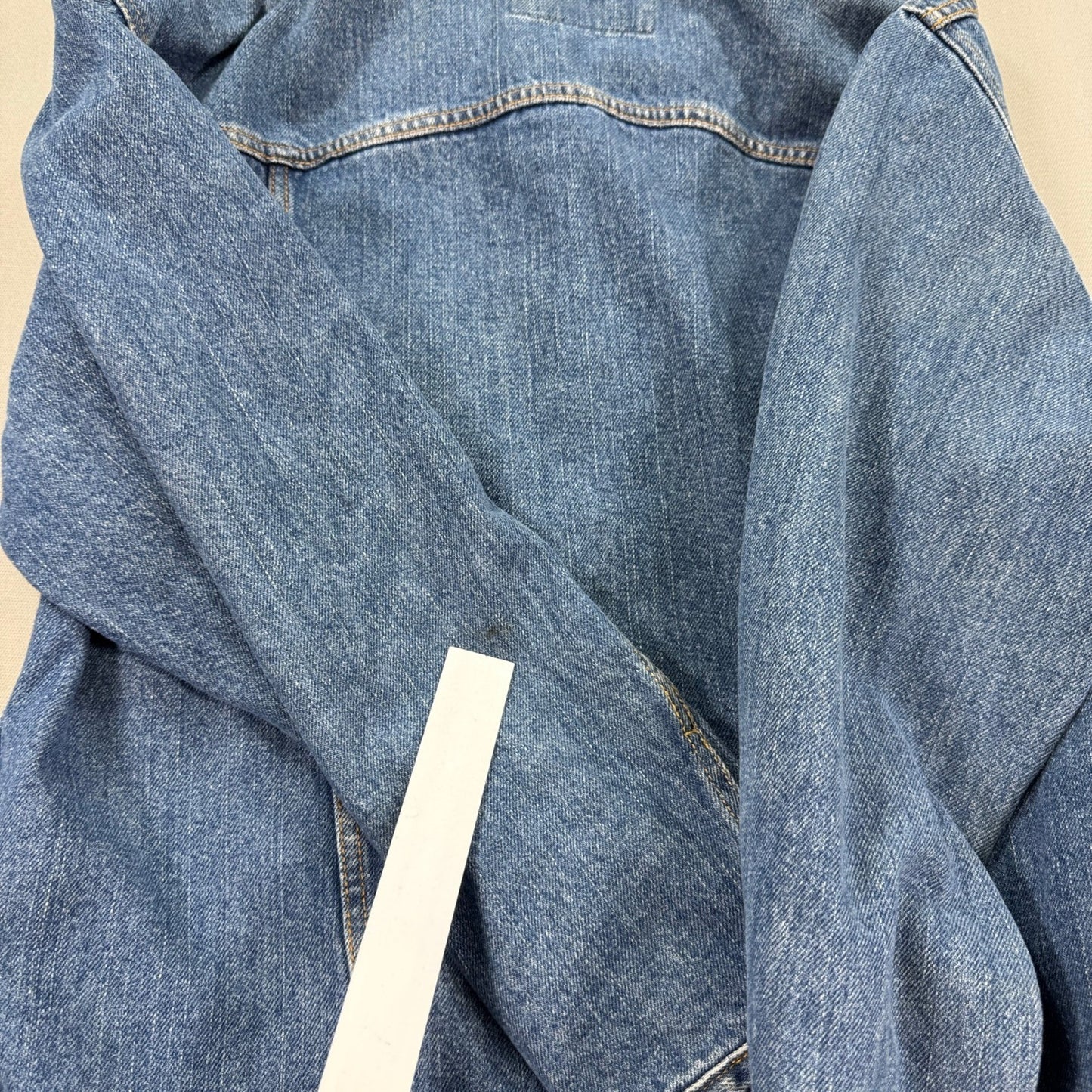 Levi Strauss Signature Trucker Jean Jacket mens Medium Blue Denim Classic Fit