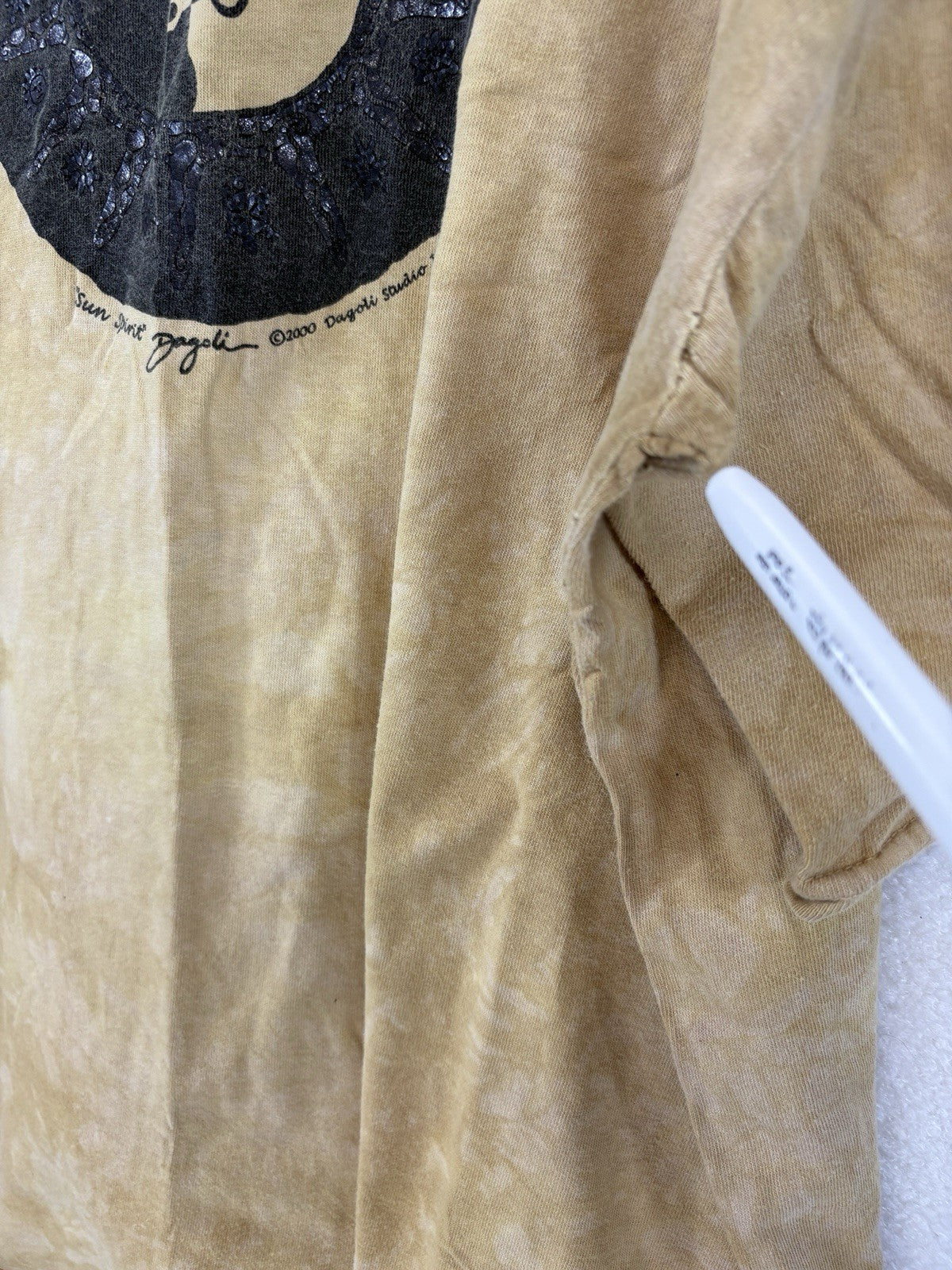 Vintage Dagoli Tribal Sweatshirt Mens XL Sun Spirit Crewneck Brown