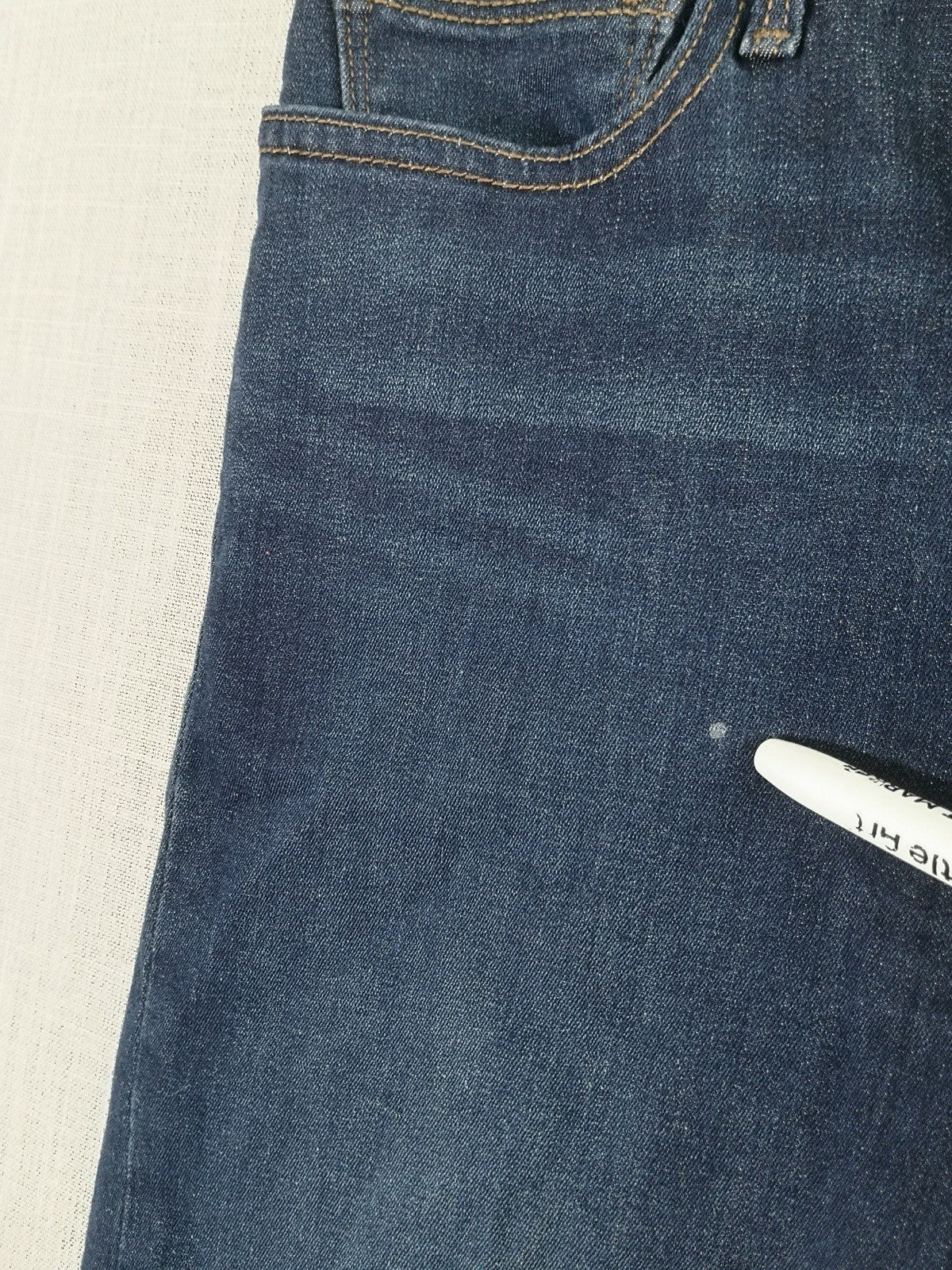 Levi Strauss Slimming Straight Dark Blue Jeans Mens 29x32