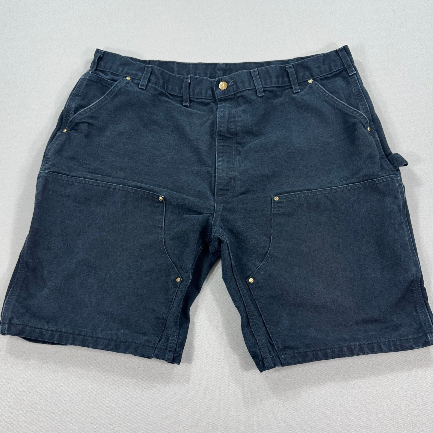 Carhartt Helmets to Hardhats Shorts Mens Size 40 Black Double Knee Made In USA