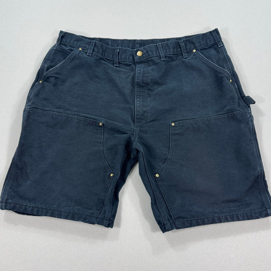 Carhartt Helmets to Hardhats Shorts Mens Size 40 Black Double Knee Made In USA
