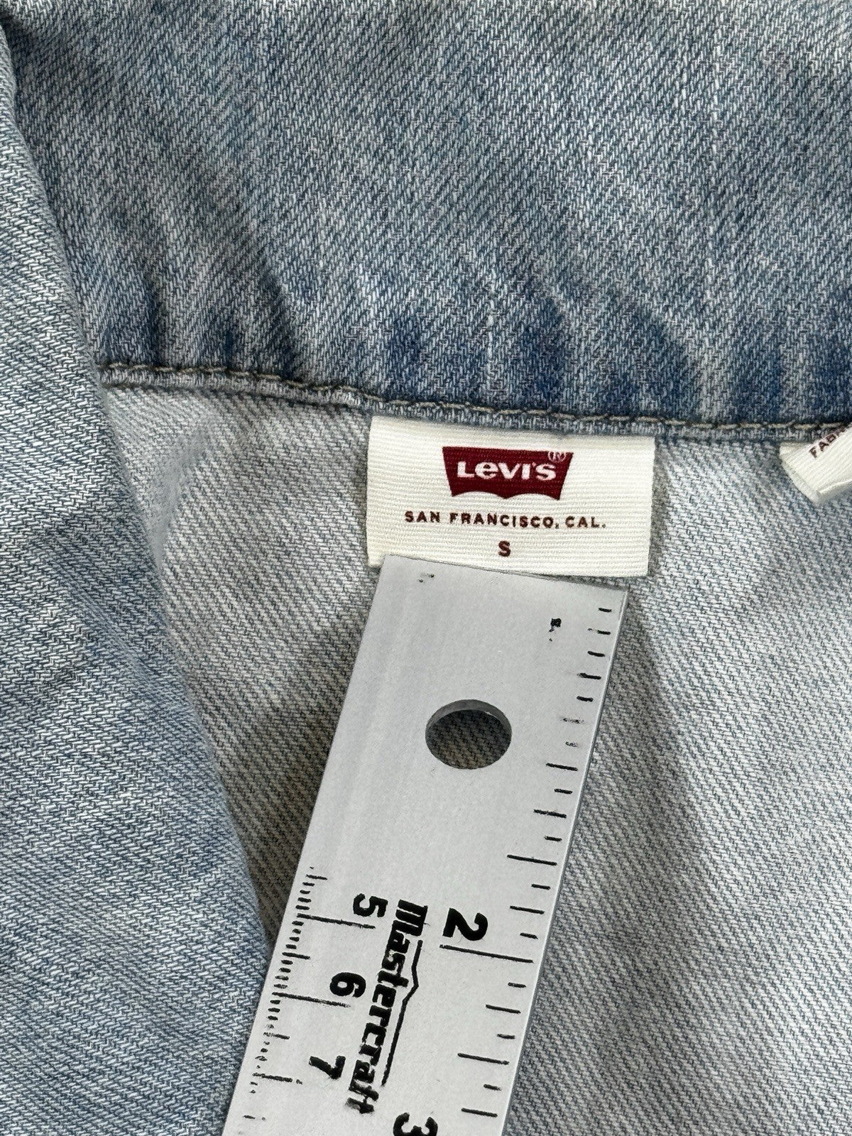 Levi's Iconic Jumpsuit Womens Small Light Wash Denim Coverall Utility Relaxed