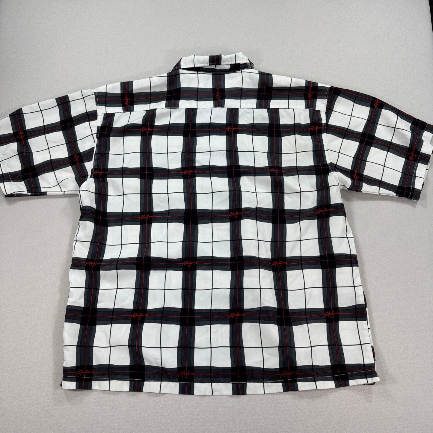 Mecca Jeans Company Shirt Button Up Short Sleeve Multicolor Plaid mens 2XL