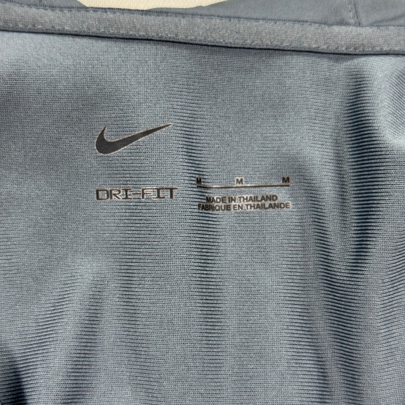 Nike Dri-Fit Track Jacket mens Medium Gray Paris Saint German Hooded Full Zip