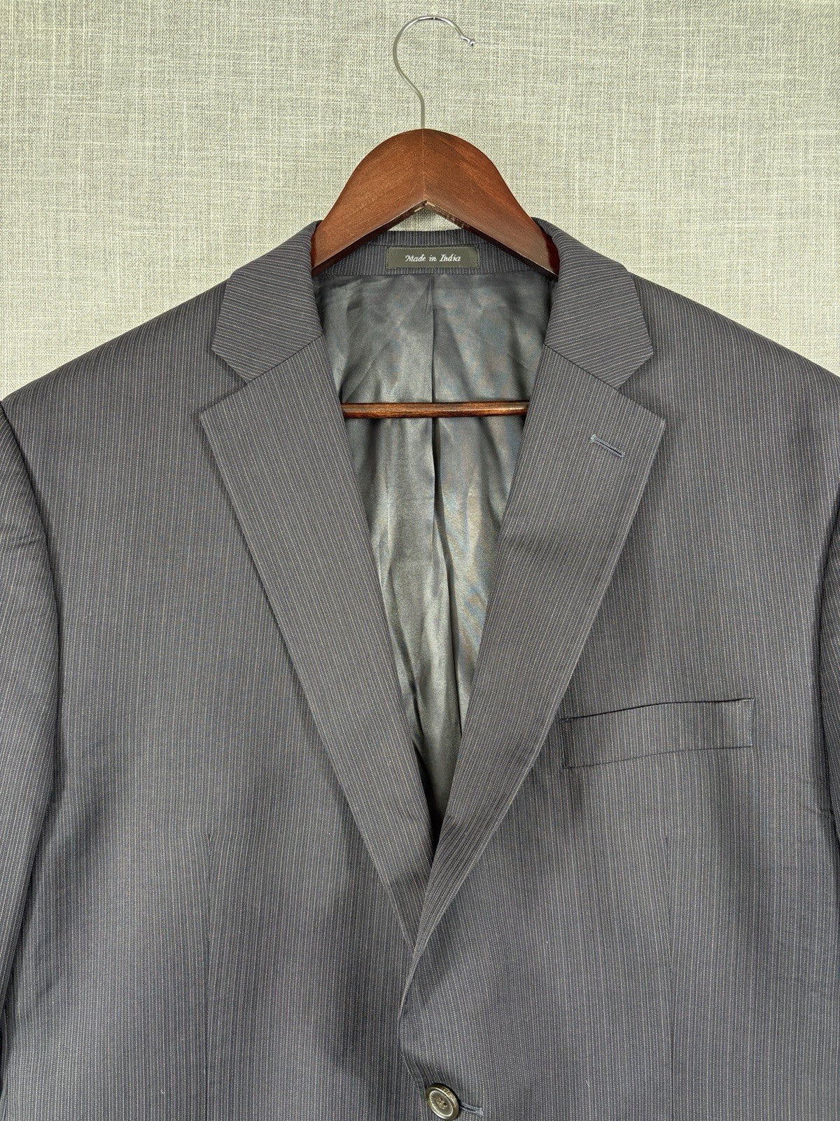 Ralph Lauren Suit Jacket Mens 46 Gray Luxury Formal Blazer Moores