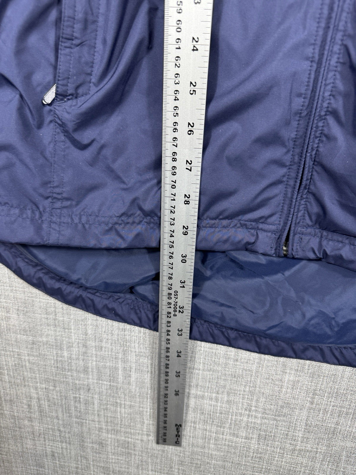 Adidas NFL Team Apparel On Field Windbreaker Full Zip Size Medium Navy Blue