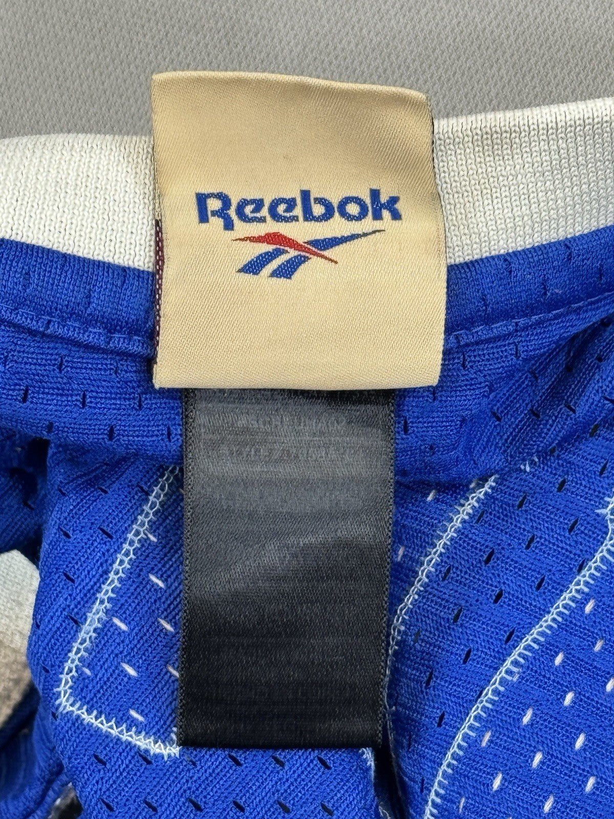 Vintage Reebok Los Angeles Lakers Jerry West #44 mens 2XL Blue Jersey Length +2