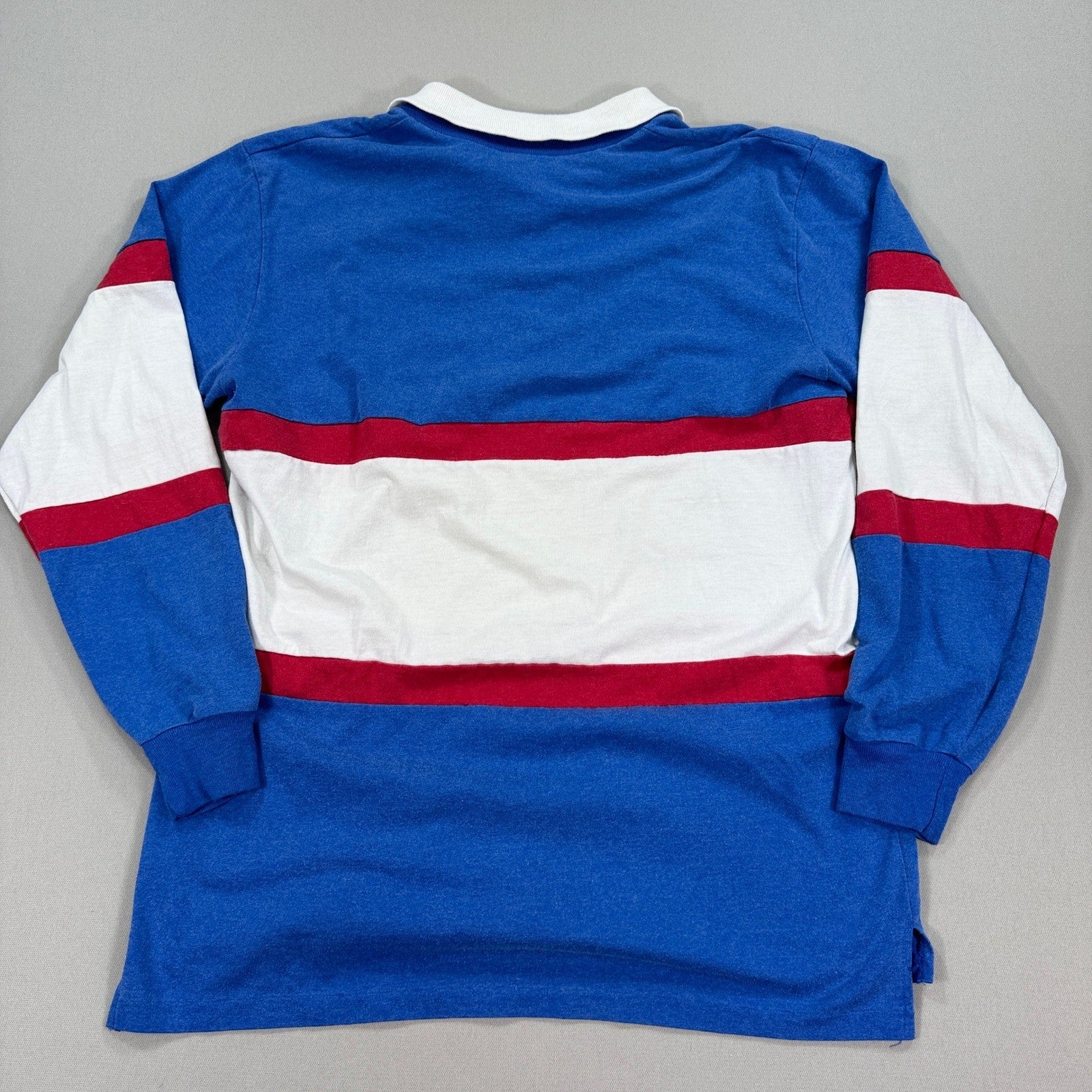 Vintage Detroit Pistons Polo Shirt Nutmeg Mills mens Large Basketball