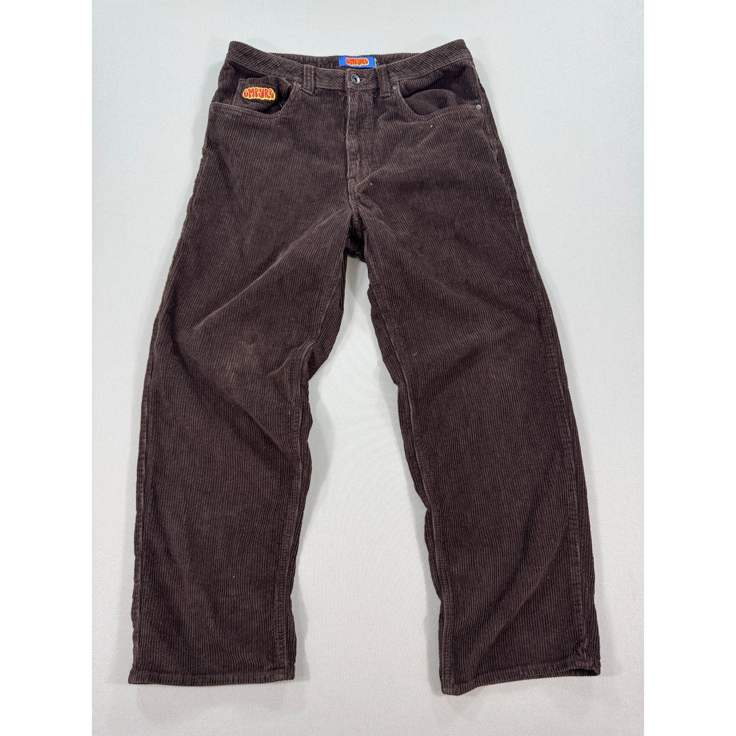 Empyre Corduroy Pants mens 34x28 Brown Relaxed Fit Skater Y2K Baggy Loose Fit