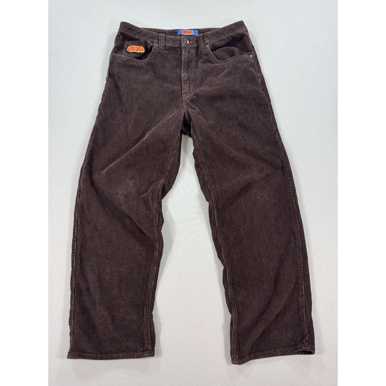 Empyre Corduroy Pants mens 34x28 Brown Relaxed Fit Skater Y2K Baggy Loose Fit