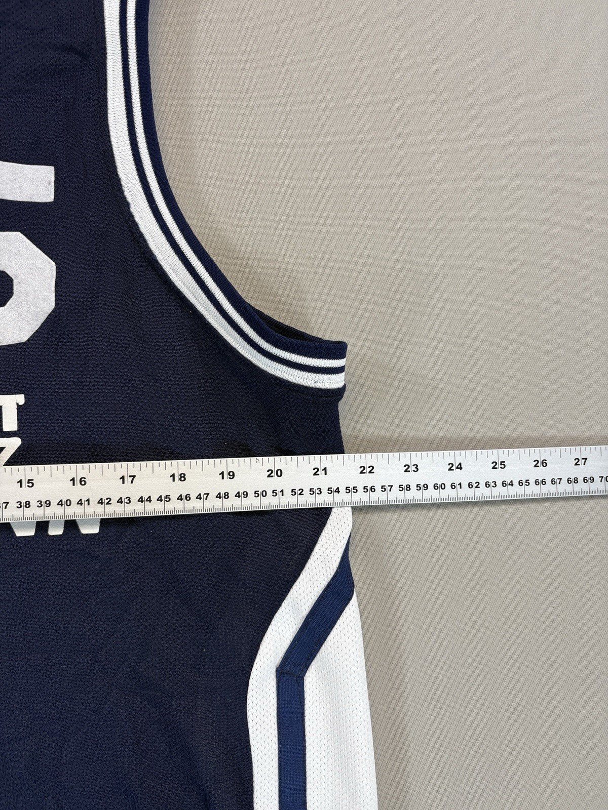 Champion USA Authentic Athletic Intersport Achermann #5 Blue Jersey mens Large