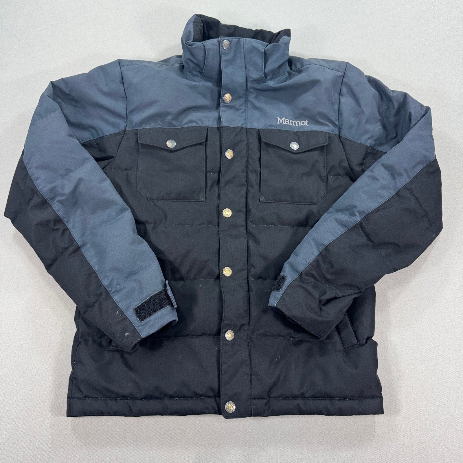 Marmot 700 Down Filled Coat mens Medium Two Toned Winter Coat