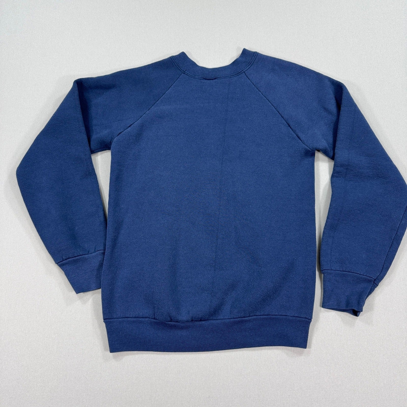 Vintage 90's Guess Mens Small Sweatshirt Blue Graphic USA Made Single Stitch