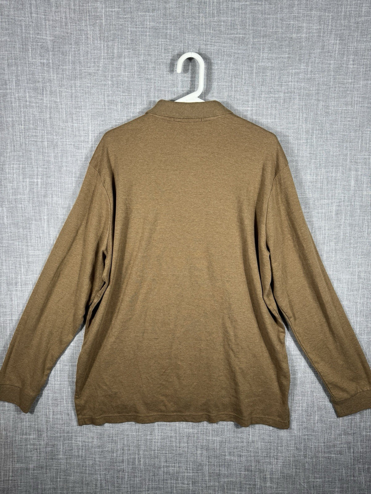 Polo Ralph Lauren Polo Shirt Pima Soft Touch Mens XL  Flesh Pony Long Sleeve