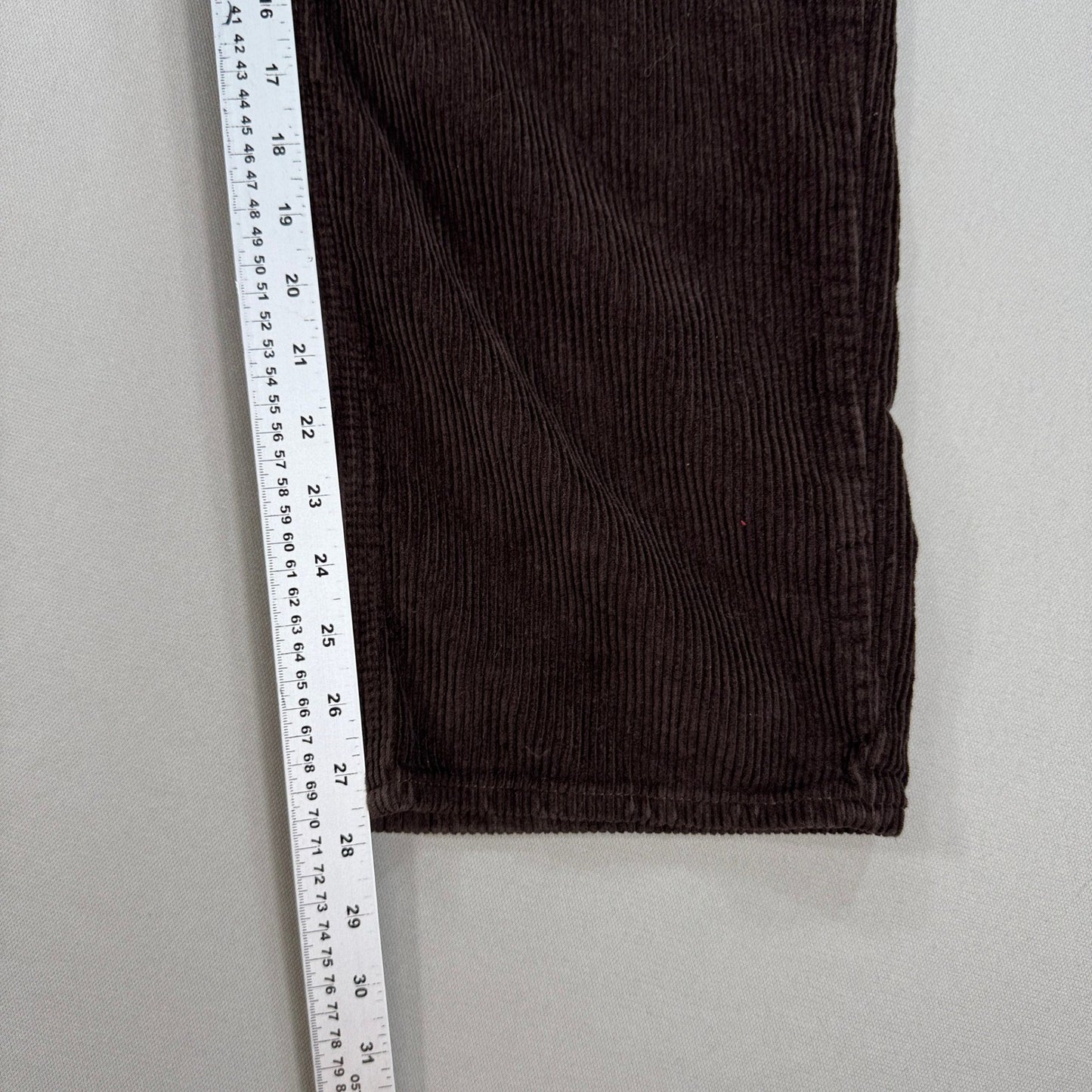 Empyre Corduroy Pants mens 34x28 Brown Relaxed Fit Skater Y2K Baggy Loose Fit