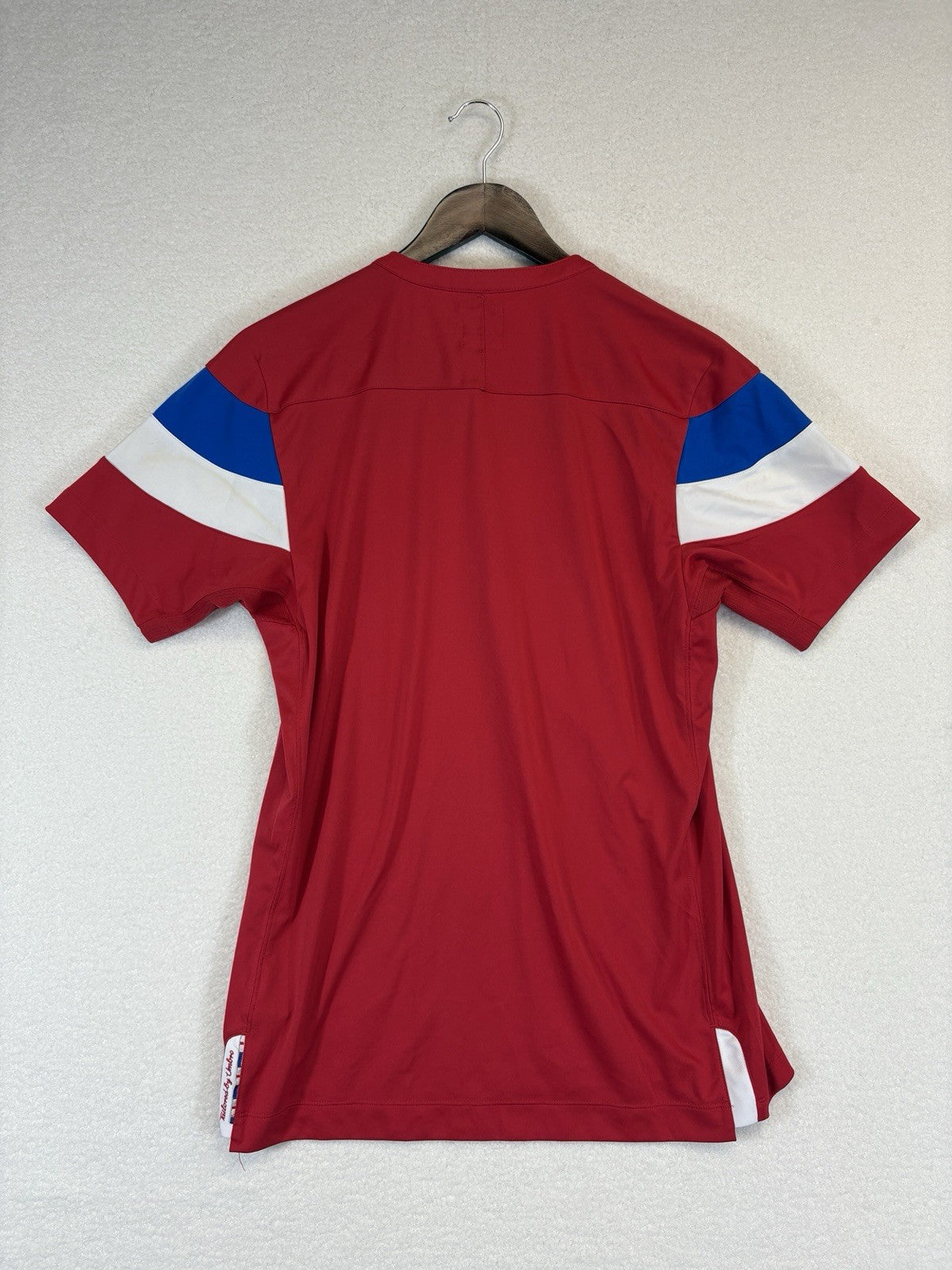 Umbro Glasgow RFC Rangers 2011-12 Soccer Red Colorblock Shirt Jersey Mens Small