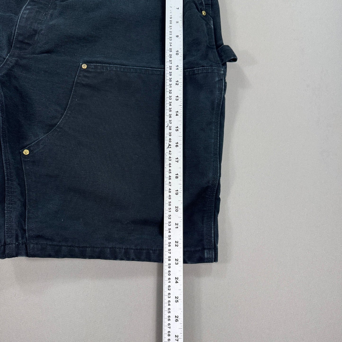 Carhartt Helmets to Hardhats Shorts Mens Size 40 Black Double Knee Made In USA