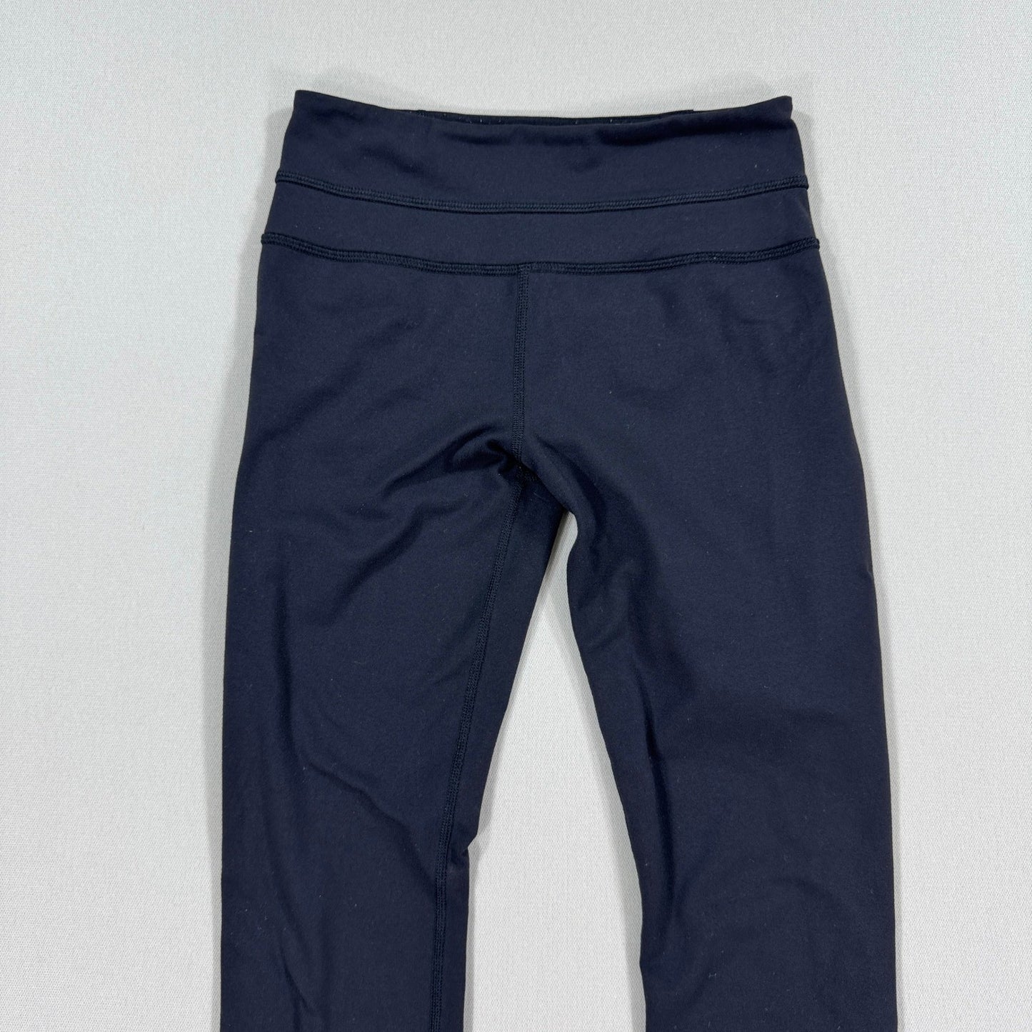 Lululemon High Rise Yoga Pants Athletic Leggings Womens Size 2 Black Activewear