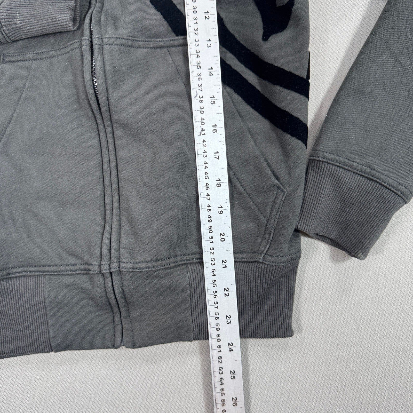 G-Star Raw Hoodie Men's Small Olive Green Full Zip Sweatshirt Graphic